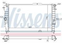 Radiator, engine cooling 630631 Nissens