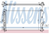 Radiator, engine cooling 630717 Nissens