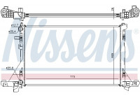 Radiator, engine cooling 630732 Nissens