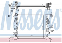 Radiator, engine cooling 630734 Nissens