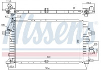 Radiator, engine cooling 630752 Nissens