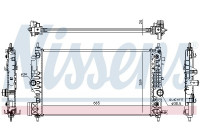 Radiator, engine cooling 630762 Nissens