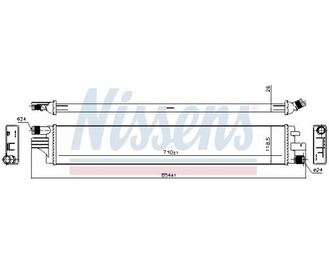 Radiator, engine cooling 630794 Nissens