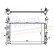 Radiator, engine cooling 63087A Nissens