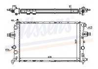 Radiator, engine cooling 63249A Nissens