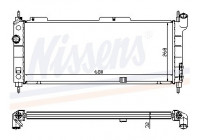 Radiator, engine cooling 63254A Nissens
