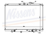 Radiator, engine cooling 63346 Nissens