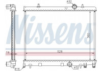 Radiator, engine cooling 63504 Nissens