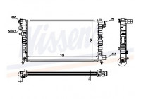 Radiator, engine cooling 63523 Nissens