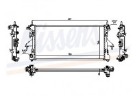 Radiator, engine cooling 63555A Nissens