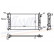 Radiator, engine cooling 63576A Nissens