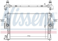 Radiator, engine cooling 636012 Nissens