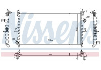 Radiator, engine cooling 636019 Nissens