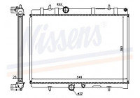 Radiator, engine cooling 63606A Nissens