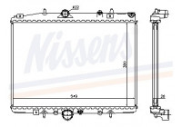 Radiator, engine cooling 63705A Nissens