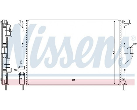 Radiator, engine cooling 637612 Nissens, Image 2