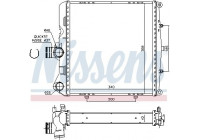 Radiator, engine cooling 637774 Nissens