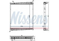 Radiator, engine cooling 6378750 Nissens