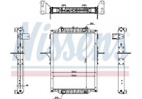 Radiator, engine cooling 637879 Nissens