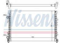 Radiator, engine cooling 63815 Nissens