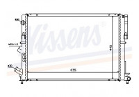 Radiator, engine cooling 63838 Nissens