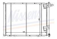 Radiator, engine cooling 63942A Nissens