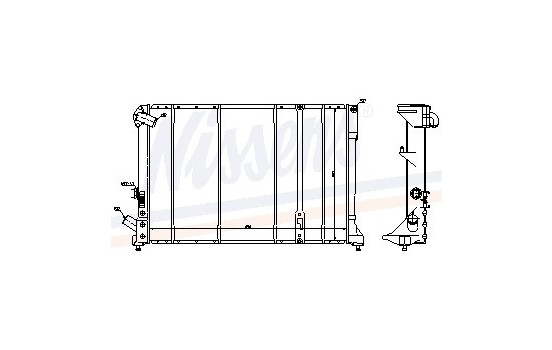 Radiator, engine cooling 63975 Nissens