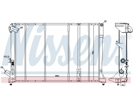 Radiator, engine cooling 63975 Nissens, Image 2