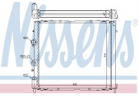 Radiator, engine cooling 63985 Nissens