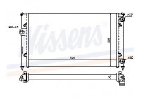 Radiator, engine cooling 639961 Nissens