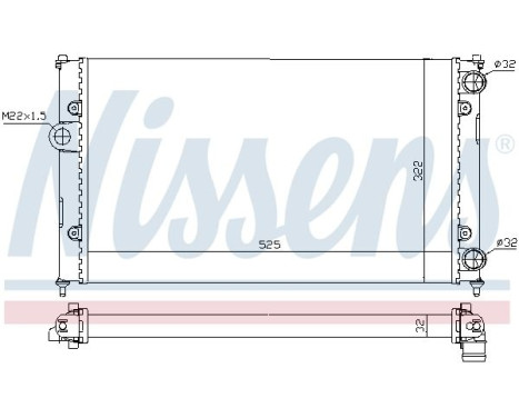 Radiator, engine cooling 639961 Nissens, Image 6