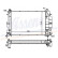 Radiator, engine cooling 64035A Nissens