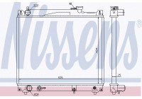 Radiator, engine cooling 64159 Nissens