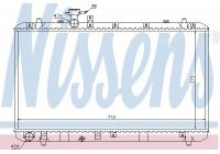 Radiator, engine cooling 64197 Nissens