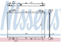 Radiator, engine cooling 64200 Nissens