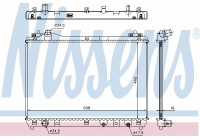 Radiator, engine cooling 64201 Nissens