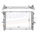 Radiator, engine cooling 64313A Nissens