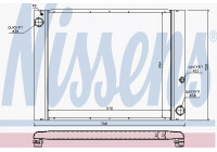 Radiator, engine cooling 64325 Nissens
