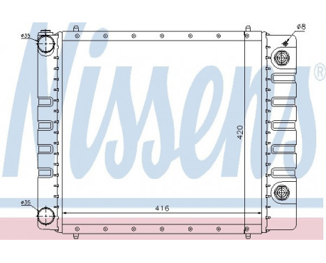 Radiator, engine cooling 64328 Nissens