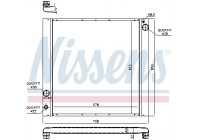 Radiator, engine cooling 64329 Nissens