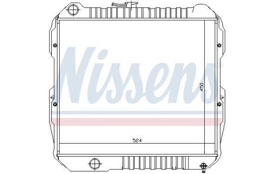 Radiator, engine cooling 64613 Nissens, Image 2