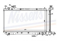 Radiator, engine cooling 64629A Nissens