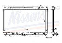 Radiator, engine cooling 64633 Nissens