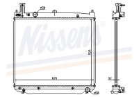 Radiator, engine cooling 64649A Nissens