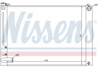Radiator, engine cooling 64660 Nissens