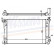 Radiator, engine cooling 64667A Nissens