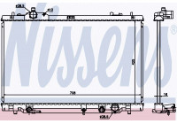 Radiator, engine cooling 646819 Nissens