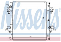 Radiator, engine cooling 646824 Nissens