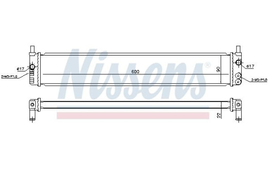 Radiator, engine cooling 646856 Nissens, Image 3