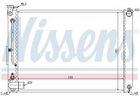 Radiator, engine cooling 646866 Nissens